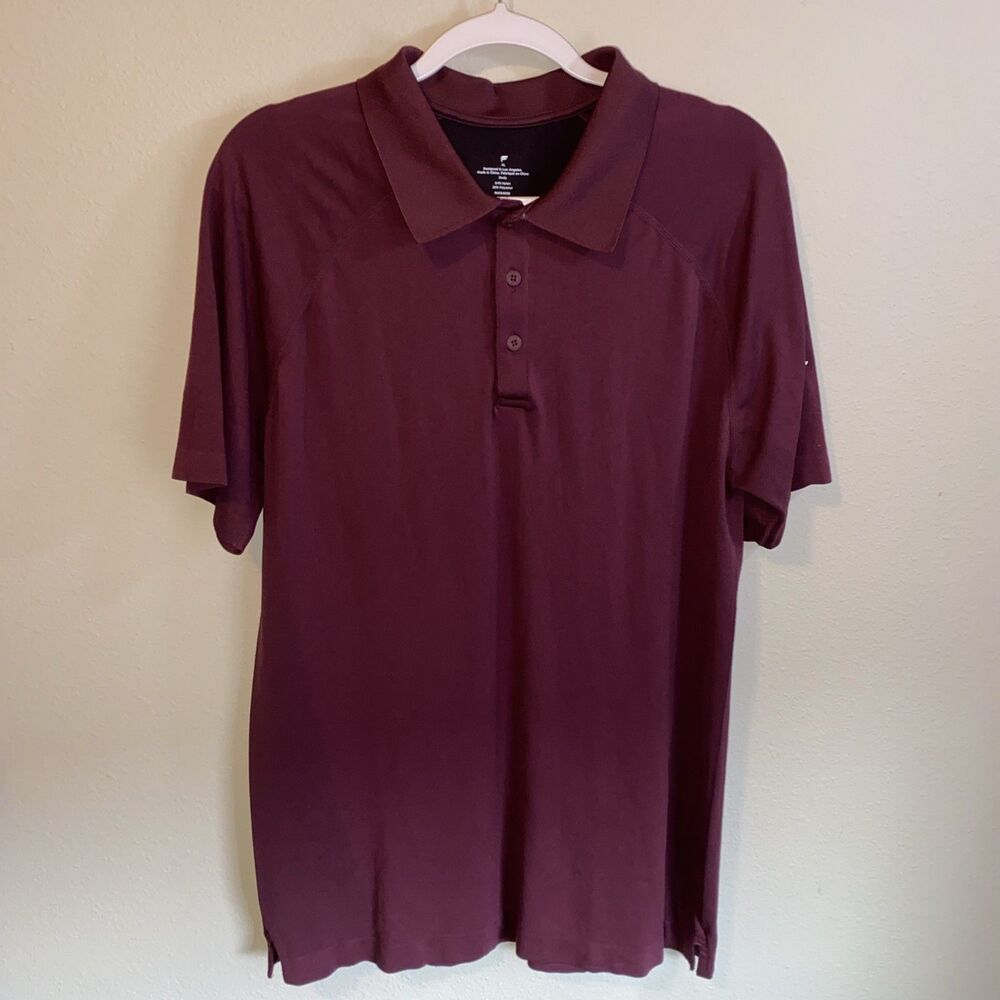 Fabletics Men Polo Maroon